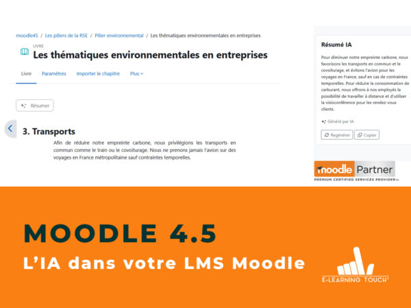 Moodle 4.5 – L’IA dans votre LMS Moodle